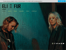 Tablet Screenshot of eliandfur.com